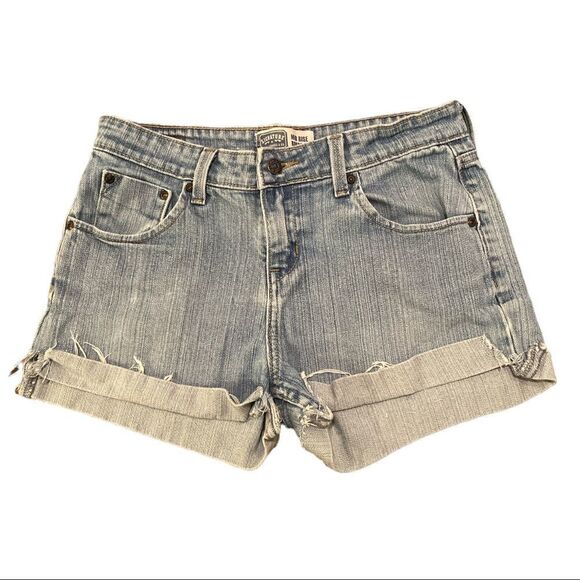 Signature Levi Blue Denim Shorts - Picture 1 of 10
